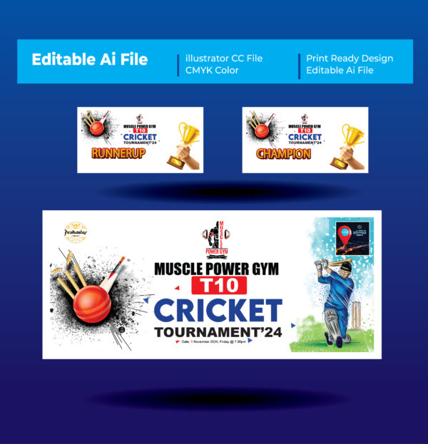 cricket tournament banner design /ক্রিকেট টুর্নামেন্ট ব্যানার