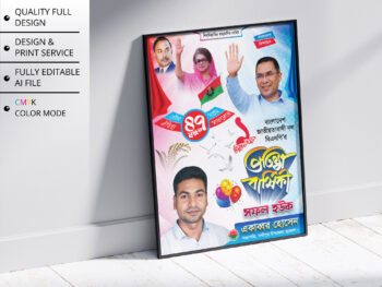 BNP Protista Barshiki Poster Design । বিএনপি প্রতিষ্ঠা বার্ষিকী পোস্টার ডিজাইন