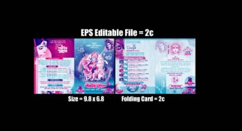 durga puja card 2c design