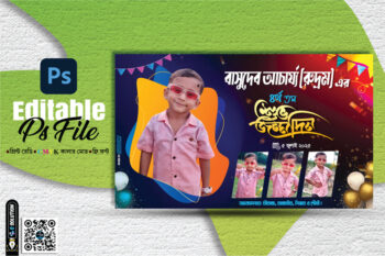 জন্মদিনের ব্যানার/Birthday Banner