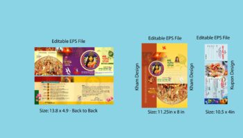 durga puja card + kham 4c + kupon